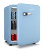 Klarstein Audrey Evo 68L - Minifrigo Rétro, Silenzioso: 40 dB, Termostato Meccanico, Sportello Reversibile, Mini Frigo da Camera & Ufficio, Blu