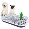 BPS BUENA PET SHOP BPS BPS-5573AZ - Lettino per cani, intercambiabile, per interni, lettino per animali domestici, in plastica, 2 misure M/L (M, Blu)