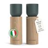 LARS NYSØM Set Macina Sale e Pepe in Legno Manuale - Macina Spezie con Macina in Ceramica Regolabile - Eleganti Macina Pepe e Sale in Legno di Faggio per Cucina o Tavola (Stone Blue)