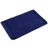 PANA Fluffy tappetino da bagno (60x100 cm) - Morbido tappetino da bagno in microfibra - Antiscivolo e lavabile - Tappetino da bagno - Tappetino da doccia (blu scuro)
