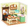 Rolife Super Creator Modellismo Casa in Miniatura da Costruire Kit Fai da te Per Adulti Kit di Costruzione di Mini Casa Scatola Espositiva Impilabile Senza Colla (Farmhouse Kitchen)