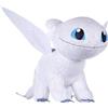 Joy Toy Dragons- How to Train Your Dragon 3 Light Fury Peluche con Effetto Glow in The Dark, Colore Bianco, 32 cm, 12434