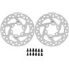 Socobeta 2 Pezzi Dischi Freno a Disco Bici 120mm Disco Freno Mountain Bike Disco Freno Sostituzione Bici in Acciaio con Viti per MTB Mountain Bici da Strada BMX