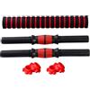 HOQIQEWR Mucchio Bar Peso del Manubrio Impostare il Sollevamento Della Barra 2 x 40cm Bars and 1 x 40 cm Collegamento Casa di Fitness