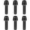 sourcing map 6 bulloni esagonali per pinza freno a disco, M5 x 18 mm, per bicicletta, MTB, freni a disco, adattatori per bici da strada, mountain bike, BMX, colore nero