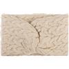 styleBREAKER Fascia per la fronte da donna in maglia fine intrecciata con torsione e nodo, fascia per capelli, fascia per la testa 04026044, colore:Beige