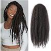 XIIMENALU Trecce per capelli Marley Twist Afro Kinky Curly Cuban Twist Trecce per capelli Marley Twist Trecce all'uncinetto Trecce sintetiche Twist senegalesi Trecce all'uncinetto per capelli