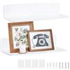 Dantolo 2 Pezzi Mensola da Parete - 30 * 12 * 8 cm Mensole da Muro, Mensola da Parete in Acrilico, Scaffale da Cucina, Mensole Sospese Decorativa per Soggiorno, Camera, Cucina, Bagno, Ufficio
