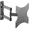 RICOO S7722 Supporto TV da parete Staffa TV 32-55 pollici per 32 43 50 55 pollici girevole inclinabile fino a 60 kg max VESA 200x200