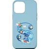 Disney Custodia per iPhone 13 Pro Max Monogramma dell'alfabeto Disney Lilo e Stitch lettera S per Stitch