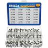 BOJACK 12 Valori 120 pezzi Fusibili in vetro a soffiaggio lento Kit assortimento 5x20mm 250V T0.5A 1A 1.25A 1.6A 2A 2.5A 3A 3.15A 4A 5A 6.3A 10A Confezione in una scatola di plastica trasparente