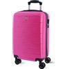 AMICHI - Valigie da viaggio - Valigia Cabina - Valigie da viaggio - Adatto per Ryannair- Trolley Bagagli per aerei resistenti con 4 ruote a 360° e lucchetto