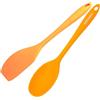 Fackelmann Set 2 Utensili Cucchiaio e Spatola in Silicone con Anima in Acciaio, Utensili da Cucina Antiaderenti Resistenti al Calore, Lavabili in Lavastoviglie, Linea Soft Collection