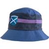 Beyond Happy Scotland Saltire Heavy Duty Bucket Hat - Cappello da sole scozzese unisex - 100% cotone multicolore, Multicolore, Taglia unica