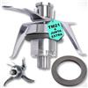 RM Pro Gruppo Coltelli TM21 con 2 Guarnizioni di Tenuta Incluse - Ricambio per Vorwerk Thermomix Bimby TM21 - Lame in Acciaio Inox SUS420 - Ricambi e Accessori Bimby TM21