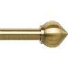 BOOM JOG Bastoni per tende in ottone anticato allungabile asta per tenda da 76 a 310 cm binario regolabile per tenda da 30 a 123, terminali a sfera, staffe a 3 pezzi, hardware per soggiorno, camera da letto,