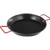 Garcima 5020500 Paellera Valenciana Antiadherente para 4 Personas 30 cm, Acero, Negro/Rojo
