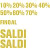 Gesar art in progress Gesar Vetrofania Saldi in Vinile - Vetrine Negozi - Adatte per tutti i saldi - Saldi Invernali - Saldi Estivi - Vetrofanie Saldi Stickers - Adesivi per Vetrina - Saldi (Oro)