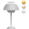 LUPATDY Lampada a forma di fungo, lampada da tavolo senza fili, 3000 K-6000 K, lampada da tavolo a forma di fungo, touch dimmerabile, lampada da tavolo per camera da letto, ufficio, bar, ristoranti