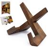 SHSHbuy Porta Piatti da Esposizione,Espositore Porta Piatti di Legno,Supporto per Piatti per Stand Multifunzione per Foto,Piatti,Libri di Cucina,Cornici,Piatti Decorativi,Tablet e Arte