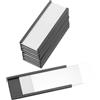 PATIKIL Portaetichette Magnetica 2x0,7 con Inserti Carta 10Pz | Portaetichette Magnetica a Canale C Etichette Scaffale, per Schede Dati, per Scaffali Metallo, Lavagna, Cassetta Attrezzi