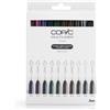 Copic Pennarelli multicolori - Set di 10 pennarelli colorati (0,3 mm), per arte e artigianato, colorare, grafica, evidenziatore, design, anime, professionisti e principianti, forniture artistiche e