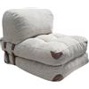 Dmora - Poltrona Dysnomia, Seduta Imbottita, Divano Singolo da Salotto, Sedia con braccioli, 80x60 h70 cm, Grigio