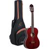 Ortega Guitars Chitarra Concerto Rossa Misura 7/8 - Serie Family - include Gig Bag - mogano/top in abete (R121-7/8WR)