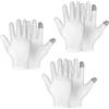 Sibba 3 paia di guanti idratanti touch screen guanti in cotone bianco durante la notte guarisci eczema lozione per dormire mani spa trattamenti riparazione ruvida screpolata secca screpolate pelle