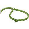 Ferplast Collare Semistrozzo SPORT REFLEX, Collare per Cani, Collare da Addestramento con Anelli Regolabili, in Cordino di Nylon Riflettente, Lunghezza 60 cm, spessore 8 mm, Verde