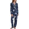CALIDA Winter Dreams Set di Pigiama, Zaffiro Scuro, 48-50 Donna