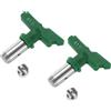 QUARKZMAN 2pz Ugelli Getti di Spruzzo Reversibili per Spruzzatore Senza Aria 415 Parti Macchina Spruzzatrice Ugelli Spruzzatura Vernice per Casa Giardino Costruzione Recinzioni, Verde