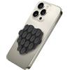 Celly, Ventosa a Forma di Cuore Per Telefono con Ventose in Silicone, Supporto Portacellulare Versatile, Colore Nero, 7,5 x 6 cm