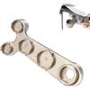 Tylola Chiave per Aeratore e Filtro Rubinetto 11-in-1 in Metallo - Svita Rompigetto Rubinetto M18, M20, M22, M24, M28 e Aeratori Nascosti TT, TJ, JR, STD, TF - Forte Leva, Finitura Titanio