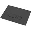 Nastopee Placca Di Comando Compatibile Con Geberit, Placca Wc Geberit, Doppio Lavello, Con Set Di Leva E Telaio Di Montaggio, Compatibile Con Geberit Sigma 01, 20, 30, 50, Up320 (nero)