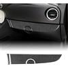 KUNGKIC Per Fiat 500 2011-2023 Abarth 595 2016-2023 Auto Passeggero Guanto Scomparto Trim Sticker Storage Box Cover Trim Fibra di carbonio Accessori Interni Regalo (Nero)