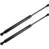 QUARKZMAN Supporti A Gas Cofano Posteriore Per Renault Twingo II 07-20 2Pz | Acciaio Al Carbonio, Nero, Lunghezza Estesa 38.5cm, Compressa 24cm, Diametro 18mm, OE 8200385560