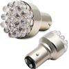 Riloer 2x Lampadine luce freno, Riloer BAY15D P21W 1157 Lampadine luce stop freno posteriore con 19 LED