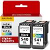 Economink Cartucce 540 541 XL, PG-540XL CL-541XL Cartucce Nero Colore Sostituzione per Canon 540 541 XL, per Pixma MG3650 MX475 MG3550 MG3650s MG4250 MG3600 MG3150 MX395 TS5151 MX535 TS5150 (2-Pack)