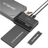 Alxum SSD Enclosure IDE M2 NVME e adattatore per HDD e SSD, adattatore da 10Gbps USB TypeC a M.2 e SATA3 e IDE per PCIe/Nvme e HDD/SSD