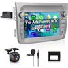 Hodozzy 【4+64G】Hodozzy Carplay Schermo per Alfa Romeo Mito 2008-2016, 7 Pollici Alfa Romeo Mito Autoradio Bluetooth con Android Auto/32 EQ/FM/RDS/SWC/GPS/WiFi+Retromarcia Telecamera