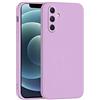 Mixroom - Cover Custodia Case per Samsung Galaxy A16 5G Protezione Fotocamera in Silicone TPU Morbido Opaco Bordi Piatti Colore Lilla