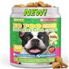 IEDPET Compresse per Cani che Mangiano Erba e Feci - 500g Snack Altamente Concentrati con Probiotici, Omega-3, Estratto di Zenzero & Bromelina, Specifico per Abitudini Alimentari Particolari, 300 Snacks