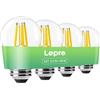 Lepro Lampadina LED E27,Classe A,2.2W(Equivalente 25W), Luce Calda 2700K, Lampadina a Risparmio Energetico, G45 Filamento, 470 Lumen, Non Dimmerabile, Lunga Durata 50000 Ore,4 Pezzi