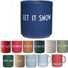 Design Letters Tazze Natalizie Let It Snow | Tazzine Caffe Perfetto come Regali Natale & Natale Decorazioni | Porcellana Tazze Colazione con Lettere Incise | Tazza Cappuccino Idee Regalo Natale 250 Ml