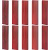 BENECREAT 10 pz Manici per Coltelli In Legno, Manico per Coltello In Legno Naturale Sienna per Strumenti Musicali Fai Da Te e Artigianato, 162x41x10.5mm