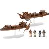 Star Wars Micro Galaxy Squadron SWJ0257 - Clash at Carkoon Battle Pack - 2 veicoli da 7,5 cm con 4 microfigure da 2,5 cm come accessorio