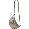 SH Leder Greta G747 - Tasca sul petto da donna, unisex, per festival, viaggi, taglia media, tracolla regolabile, in pelle, 37 x 21 cm