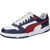 PUMA Rbd Game Low, Scarpe da Ginnastica Unisex - Adulto, Club Navy Intense Red Warm White, 36 EU