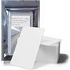 SANPOPO NFC Tag NFC Card, NTAG 215 NFC Chip Card Riscrivibili Scheda,504 Byte di Memoria,Compatibile con TagMo Android, Adatta a Tutti gli Smartphone e Dispositivi che Supportano NFC (50 pezzi)